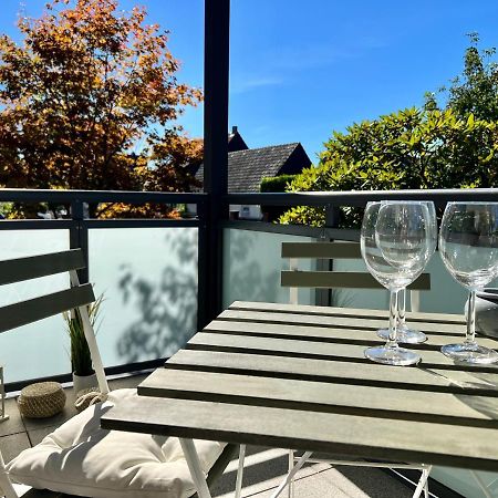 Design Apartment Mit Balkon - Kueche - Netflix Essen Exteriör bild