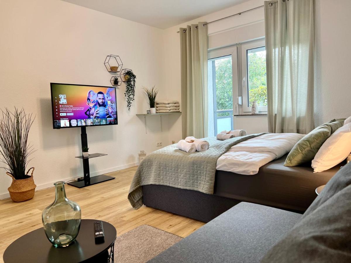 Design Apartment Mit Balkon - Kueche - Netflix Essen Exteriör bild