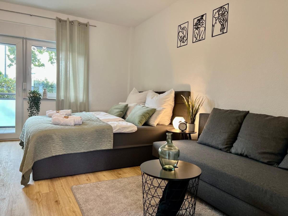 Design Apartment Mit Balkon - Kueche - Netflix Essen Exteriör bild
